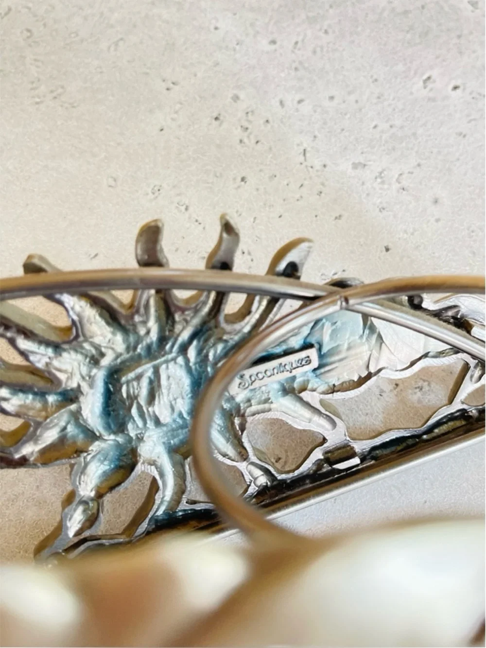 VTG Spoontiques Pewter Tea Light Votive Candle Holder Celestial Sun Moon Stars - Picture 9 of 9